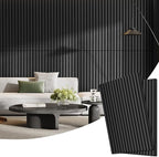 2 Pack Wood Panels for Wall, 47.24" x 23.81" Acoustic Wood Slat Wall Panel for by Vellorise
