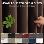 Joydeco Blackout Patio Sliding Door Curtains 84 Inches Long, Grommet Privacy - Image 8