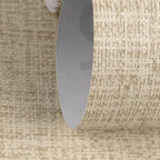 TANONE Khaki Contact Paper Peel and Stick Wallpaper, Grasscloth Beige Wallpaper - Image 2