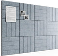 Bumusty Large Cork Board Alternative-48 x 36" Felt Bulletin Board Tiles by BUMUSTY