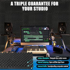 2 Pack Acoustic Panels, Sound Proof Foam Panels - Image 3