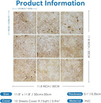 COMSTICKC Peel and Stick Faux Stone Wall Sticker Wall Panels, Not Real Stone - Image 2