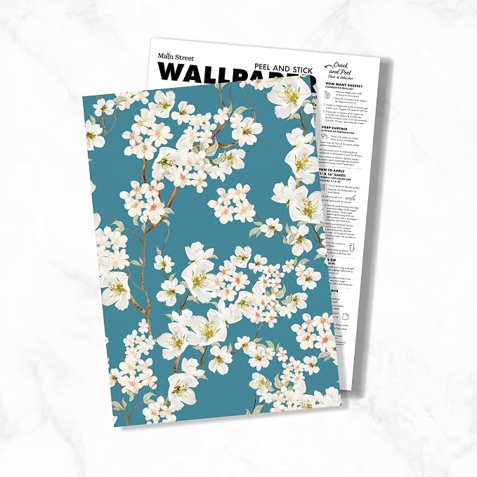 Main Street Peel and Stick Wallpaper Eco-Friendly Sheets 12 Pack, 11 X 16 Inch - Image 6