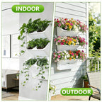 3-Tiers Vertical Wall-Mounted Planter - Image 7