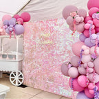 COKAOBE Iridescent Pink Shimmer Wall Backdrop, Photo Backdrops - Image 6