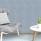 Blue Grasscloth Peel and Stick Wallpaper Texture Contact Paper A Set of 15.7" X - Image 3