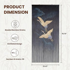 Vietbud Décor Flying Cranes at Night Beaded Curtains - Image 2
