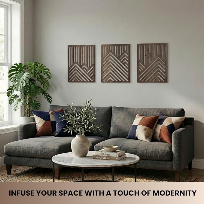qmmp Modern Wooden Wall Sculptures - Image 8