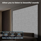 50 Pack Bulk Self-Adhesive Soundproof Wall Panels, 1.2lb/ft³ High Density - Image 2