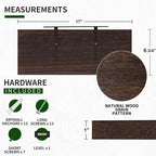 Marsmiles Wood Floating Shelves - Image 2