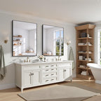 KOCUUY Black Mirror, HD Tempered Glass, Anti-Rust Frame, Modern Design - Image 3