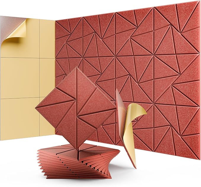 12 Pack Acoustic Panels, Sound Proof Foam Panels by LEIYER