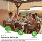 Bamboo Blinds, Custom Sizes Roller Shades - Image 4