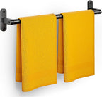 Powools Matte Black Towel Rack for Bathroom by Powools