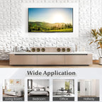 Giantex 100 Pack 3D Wall Panels, Lightweight Waterproof, DIY Cut & Paint - Image 8