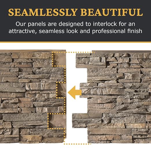 AZ Faux High-Density Polyurethane Faux Stone Wall Covering Panels - Image 7