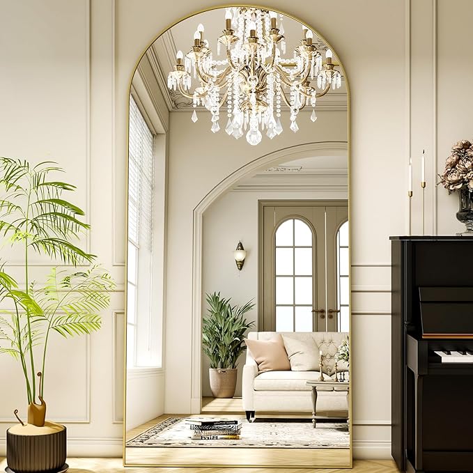 XRAMFY 78"x38" Arched Full Length Mirror by XRAMFY