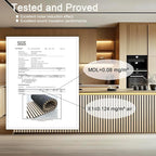 94.5 x 23.6 in Acoustic Wood Wall Panels, 3D Flexible Soundproof Wall Panels - Image 4