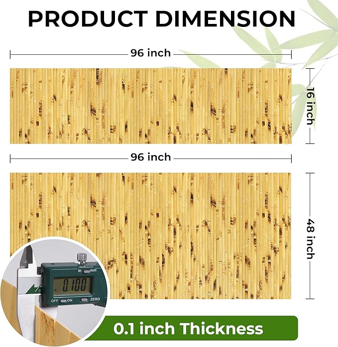 Bamboo Wall Panel, Peel and Stick wall Panels, paneles decorativos para pared - Image 8