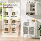 INNOD Bathroom Wall Cabinet, Wall-Mounted Medicine Cabinet - Image 2