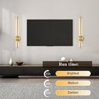 Battery Operated Modern Wall Sconces, Dimmable Wireless Wall Light Set of Two - Image 3