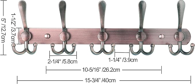 Dseap Wall Mounted Coat Rack - Image 5