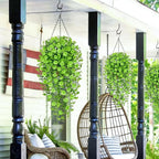 Waipfaru Artificial Hanging Four-leaf clover, Faux Ivy Pothos Vines Greenery - Image 8