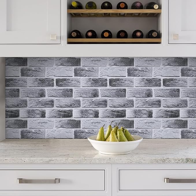Commomy Brick Peel and Stick Tile - Image 3