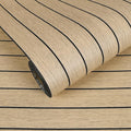 VEELIKE 30''x118'' Large Roll Wood Slat Wall Panel Peel and Stick Light Oak by VEELIKE