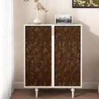 Wallercity Deep Brown Velvet Peel and Stick Wallpaper Self Adhesive Felt Sheets - Image 5