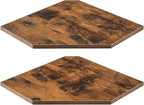 Corner Shelves 2-Pack for Bathroom & Kitchen, Space-Saving Floating Corner Wall by Unknown