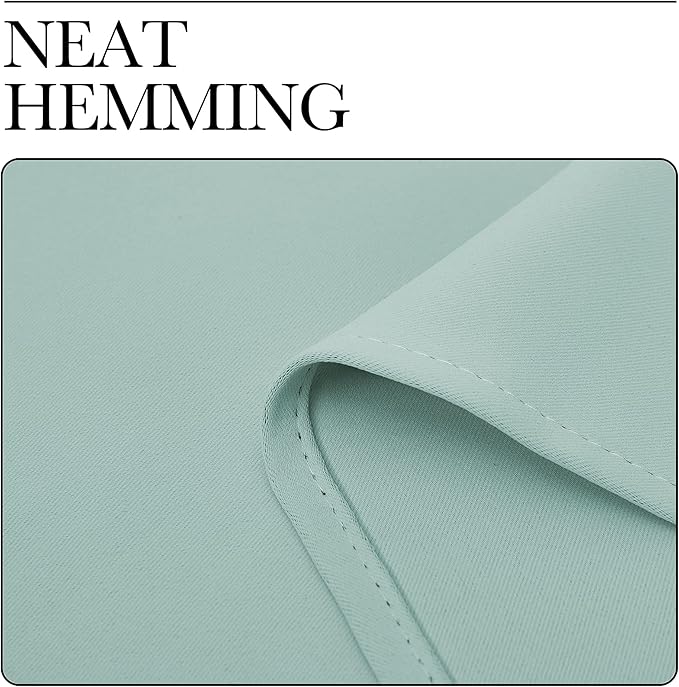 NICETOWN Aqua Blue Blackout Curtains - Image 7