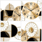 Large Wall Clock, Modern Silent Non-Ticking Metal Wall Art Wall Clocks Battery - Image 5