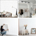 3D Wall Panels Peel and Stick – 23.82"x110" PVC Faux Texture, Self Adhesive - Image 4