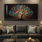 Large Framed Tree of Life Wall Art by Cuspin