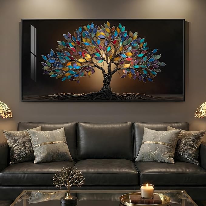 Large Framed Tree of Life Wall Art by Cuspin
