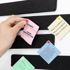 5 Pack Felt Pin Board Bar Strips Bulletin Board - Image 2