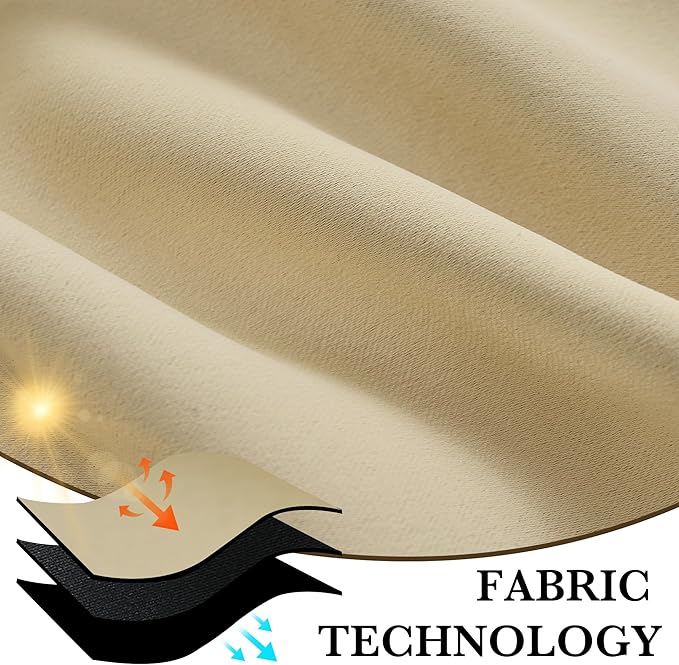 RYB HOME 100% Blackout Short Curtains - Image 7