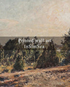 InSimSea Framed Canvas Wall Art, Vintage Pine Landscape Art - Image 7