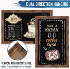 HBCY Creations Rustic Magnetic Wall Chalkboards - Image 3