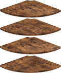 Homode Corner Wall Shelf, 12 Inch Wide Round Corner Floating Shelves by Homode