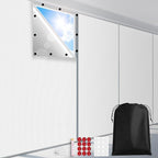 FADOTY Blackout Curtains for Bedroom, Portable 100% Black Out Window Cover Film by FADOTY