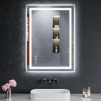 28"x20" LED Bathroom Mirror by MYSUNORIA