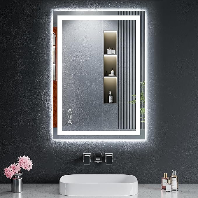 28"x20" LED Bathroom Mirror by MYSUNORIA