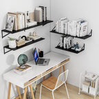 Heimlove Black Deep Floating Shelves - Image 2