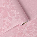Pink Wallpaper Silk Embossed Floral Pink Contact Paper Peel and Stick 118inL by VisitTheLativo