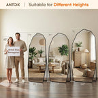 Antok Full Length Mirror, Free Standing Wall Mounted or Leaning Full Body Mirror - Image 2