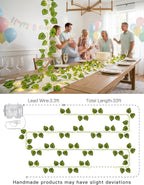 suddus Vines with Fairy Lights Battery & USB Powered Operated, 33ft 100 LED - Image 7
