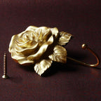 Gold Decorative Wall Hooks for Hanging, Cute Resin Flower Bow Coat Hooks - Image 7