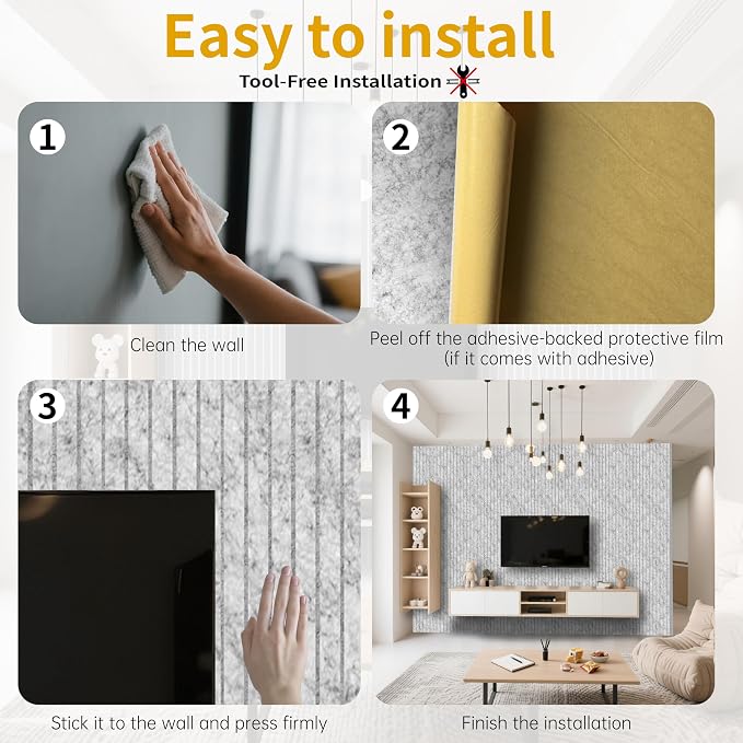 EVERECO 6 Pack Acoustic Panels Dual-Layer Thickened-47.2"x23.6"x0.72" - Image 8